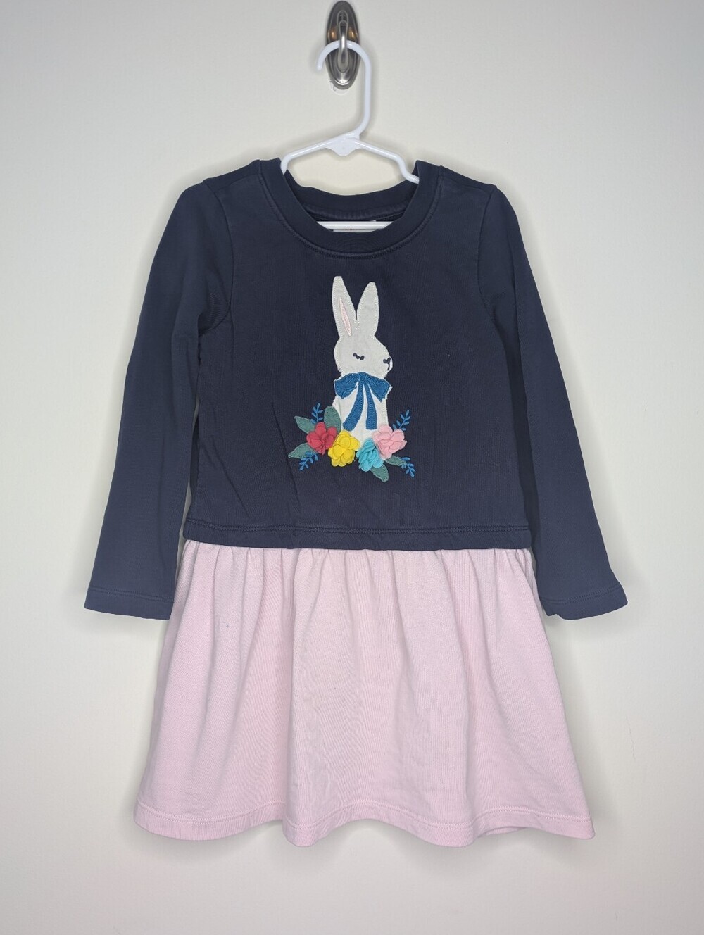 Hanna Andersson Bunny Rabbit Easter Dress 110 5